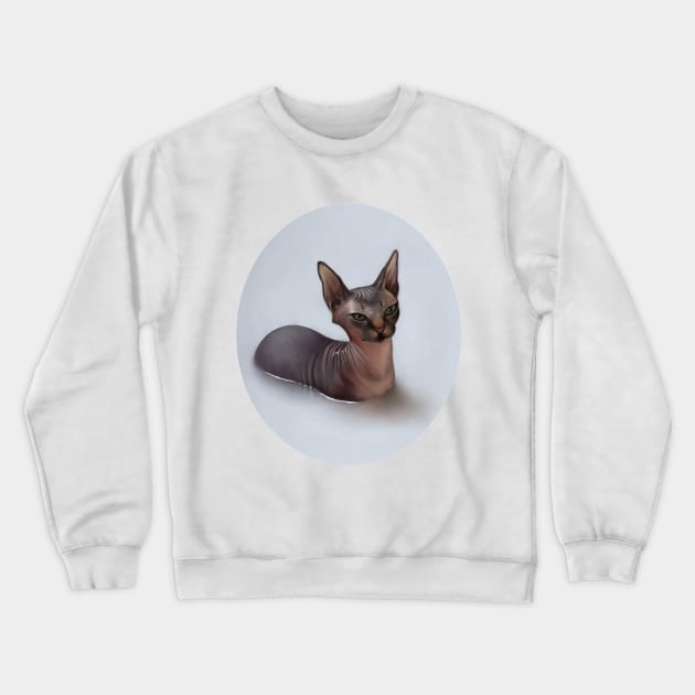 Sphinx cat Crewneck Sweatshirt by ArtFork